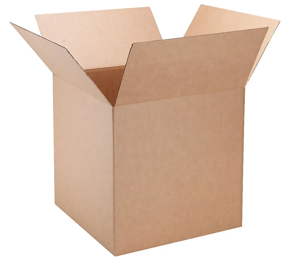 Corrugated Boxes, 20" x 20" x 20", Kraft, Pack Of 5