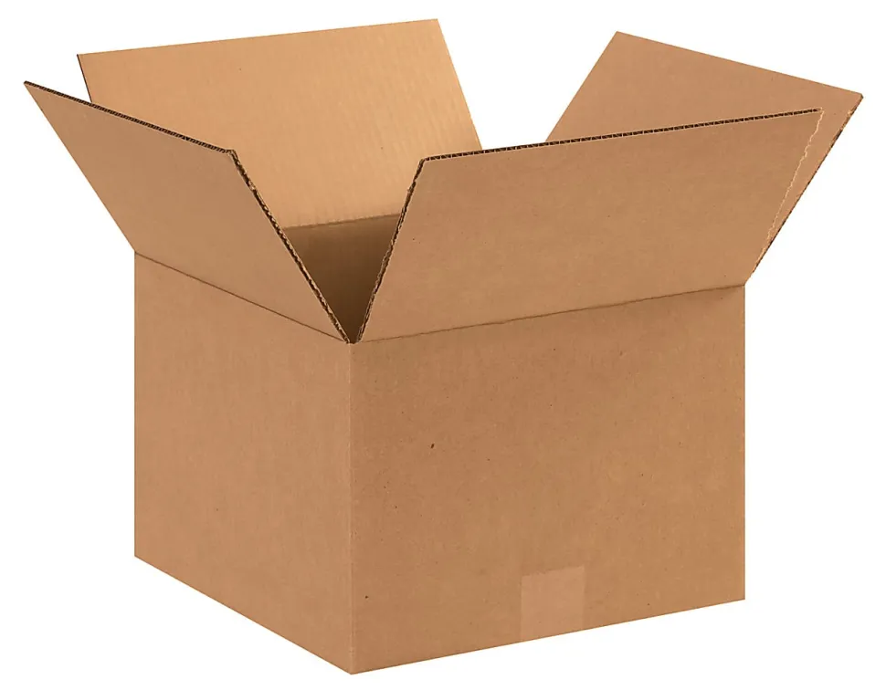 Corrugated Box, 12" x 12" x 8", Kraft