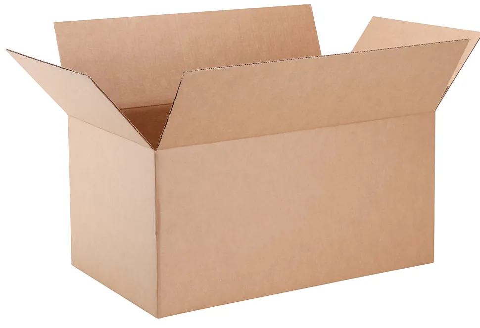 Corrugated Box, 21-1/2" x 15" x 12", Kraft