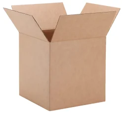 Corrugated Box, 12" x 12" x 12", Kraft