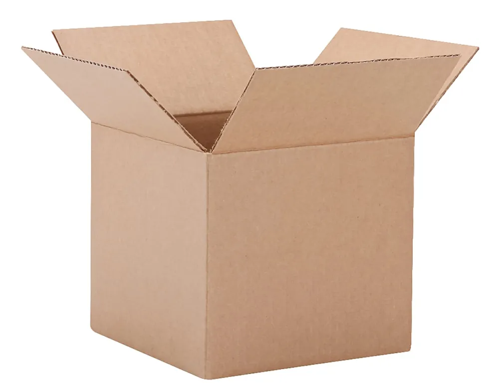 Corrugated Box, 9" x 9" x 9", Kraft
