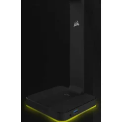 Corsair ST100 RGB Premium Headset Stand With 7.1 Surround Sound - Wired - Headset, Mobile Phone - Charging Capability - CA9011167NA