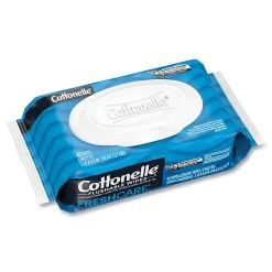 Cottonelle® Fresh Care Flushable Cleansing Cloths, 1-Ply, 3.75 x 5.5, White, 42/Pack, 12 Packs/Carton