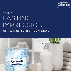 Cottonelle Professional Bulk Toilet Paper for Business (17713), Standard Toilet Paper Rolls, 2-PLY, White, 60 Rolls / Case, 451 Sheets / Roll