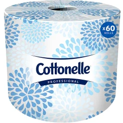 Cottonelle Professional Bulk Toilet Paper for Business (17713), Standard Toilet Paper Rolls, 2-PLY, White, 60 Rolls / Case, 451 Sheets / Roll