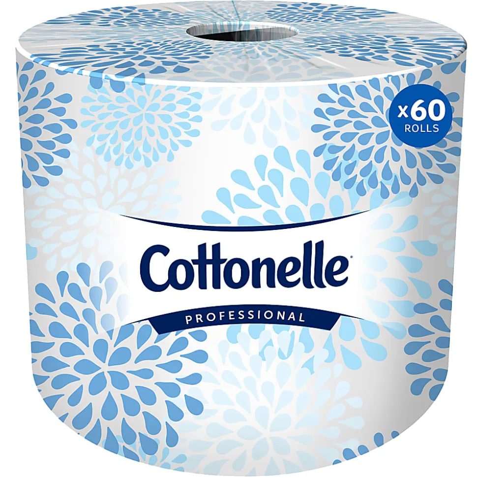 Cottonelle Professional Bulk Toilet Paper for Business (17713), Standard Toilet Paper Rolls, 2-PLY, White, 60 Rolls / Case, 451 Sheets / Roll