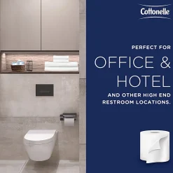 Cottonelle® Professional Bulk Toilet Paper for Business, Standard Toilet Paper Rolls, 2 Ply, 451 Sheets Per Roll, Pack Of 20 Rolls