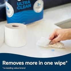 Cottonelle Ultra Clean Toilet Paper - 1 Ply - White - Paper - 12 / Pack