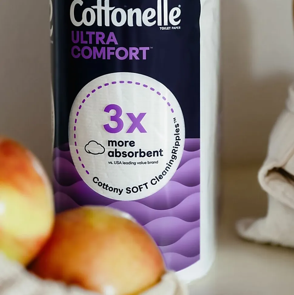 Cottonelle® Ultra ComfortCare Toilet Paper, Soft Tissue, Mega Rolls, Septic Safe, 2-Ply, White, 284/Roll, 12 Rolls/Pack, 48 Rolls/Carton