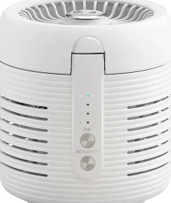 Crane Air Purifier With UVC, 150 Sq. Ft. Coverage, White