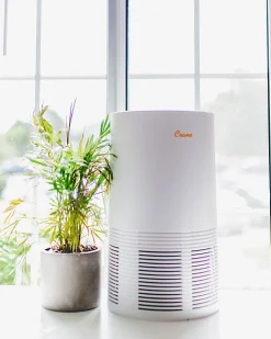 Crane True HEPA Air Purifier with Germicidal UV Light, 300 Sq Ft. Coverage, 9 1/2