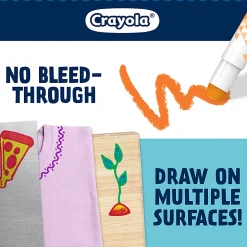 Crayola Acrylic Paint Doodle Sticks, Pack Of 12