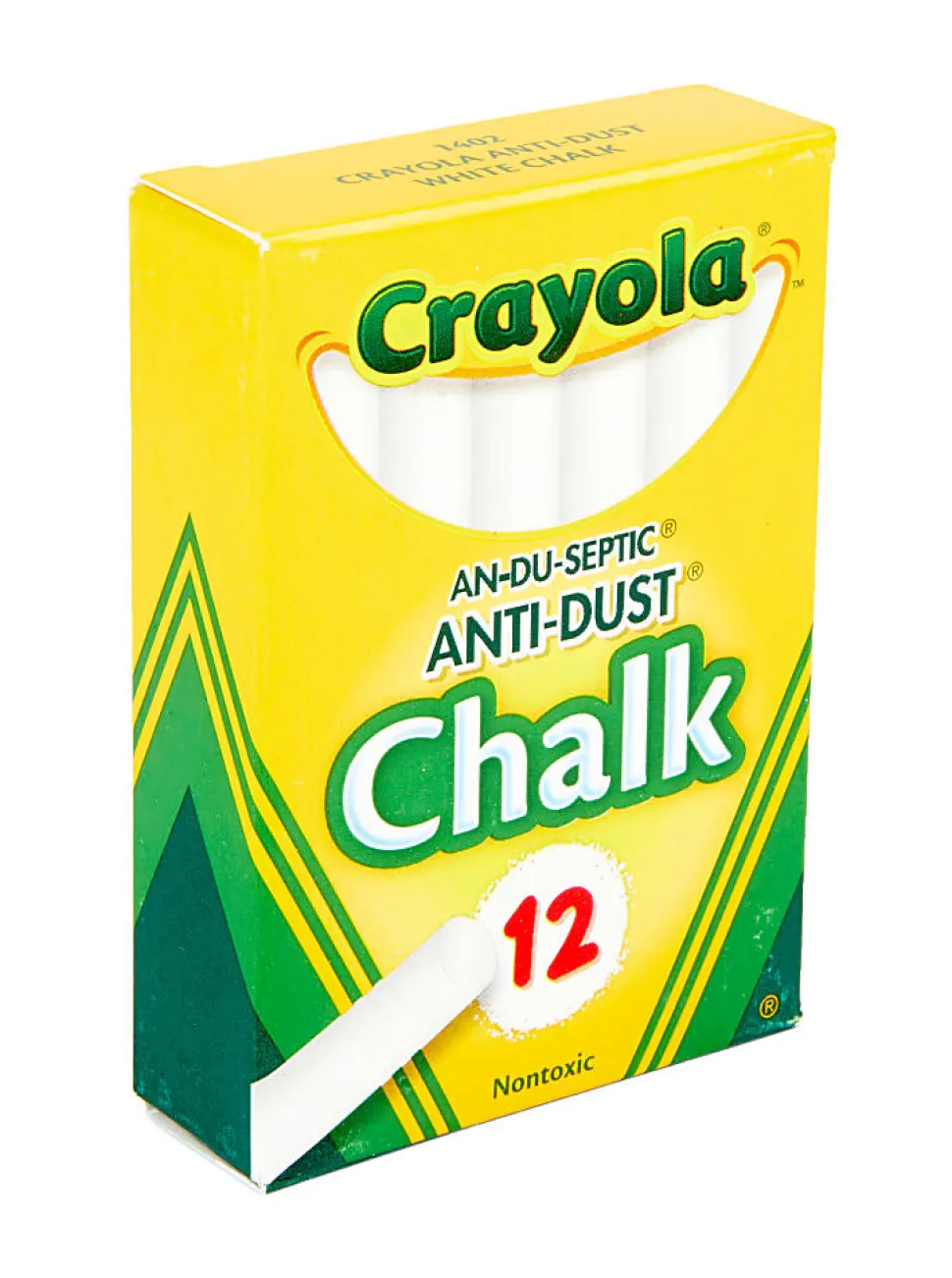 Crayola® Anti-Dust® Chalk, White, Box Of 12 Sticks