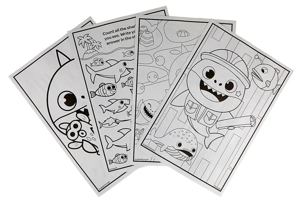 Crayola® Baby Shark 96-Page Coloring Book