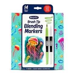 Crayola Blending Markers, Assorted Colors, Pack Of 16
