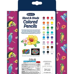 Crayola Blend & Shade Colored Pencils, Assorted Colors, Pack Of 24