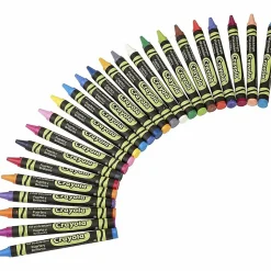 Crayola® Bold And Bright Construction Paper Crayons, Assorted Colors, Pack Of 24 Crayons