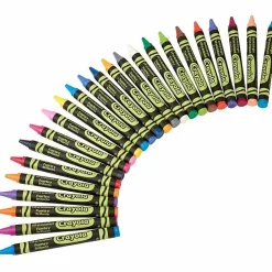 Crayola® Bold And Bright Construction Paper Crayons, Assorted Colors, Pack Of 24 Crayons
