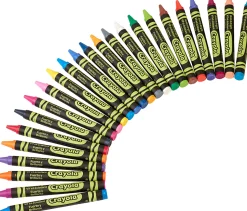 Crayola® Bold And Bright Construction Paper Crayons, Assorted Colors, Pack Of 24 Crayons