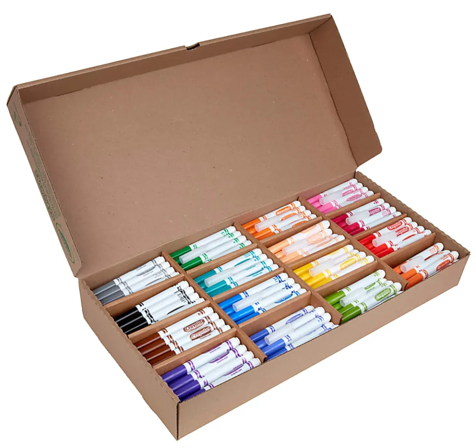 Crayola® Broad Line Marker Classpack®, 256/Pack