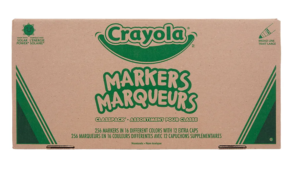 Crayola® Broad Line Marker Classpack®, 256/Pack