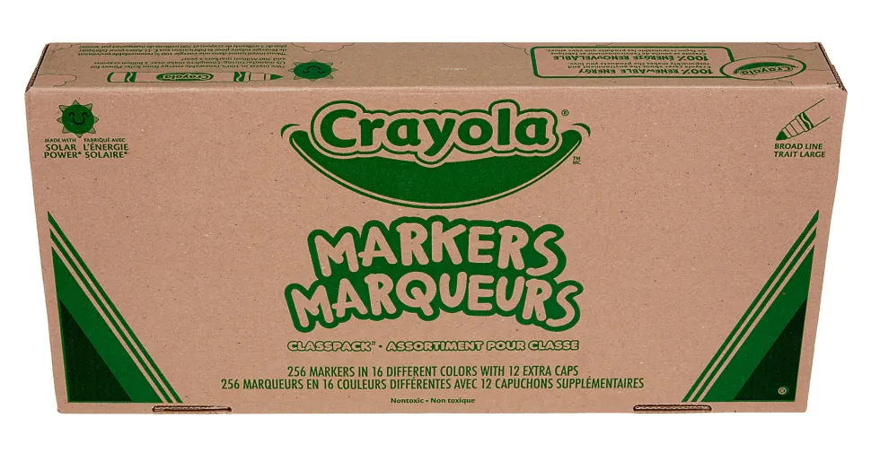 Crayola® Broad Line Marker Classpack®, 256/Pack