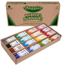 Crayola® Broad Line Marker Classpack®, 256/Pack