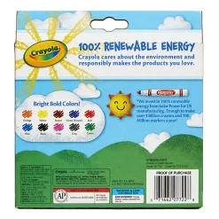Crayola Broad Line Markers, Pack Of 6 Boxes, Broad Tips, Classic Colors, 10 Markers Per Box