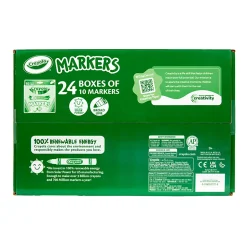 Crayola Bulk Broadline Markers, 10 count, 24 cases Assorted Colors