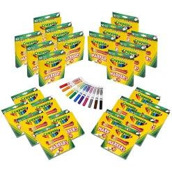 Crayola Bulk Broadline Markers, 10 count, 24 cases Assorted Colors