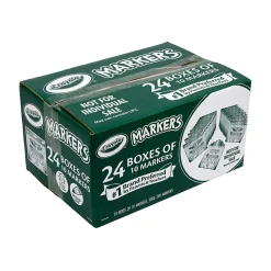 Crayola Bulk Broadline Markers, 10 count, 24 cases Assorted Colors