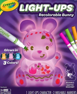 Crayola Bunny, Light Up Toy Bunny, Reusable Coloring Toy, Glow In The Dark, Â 4+
