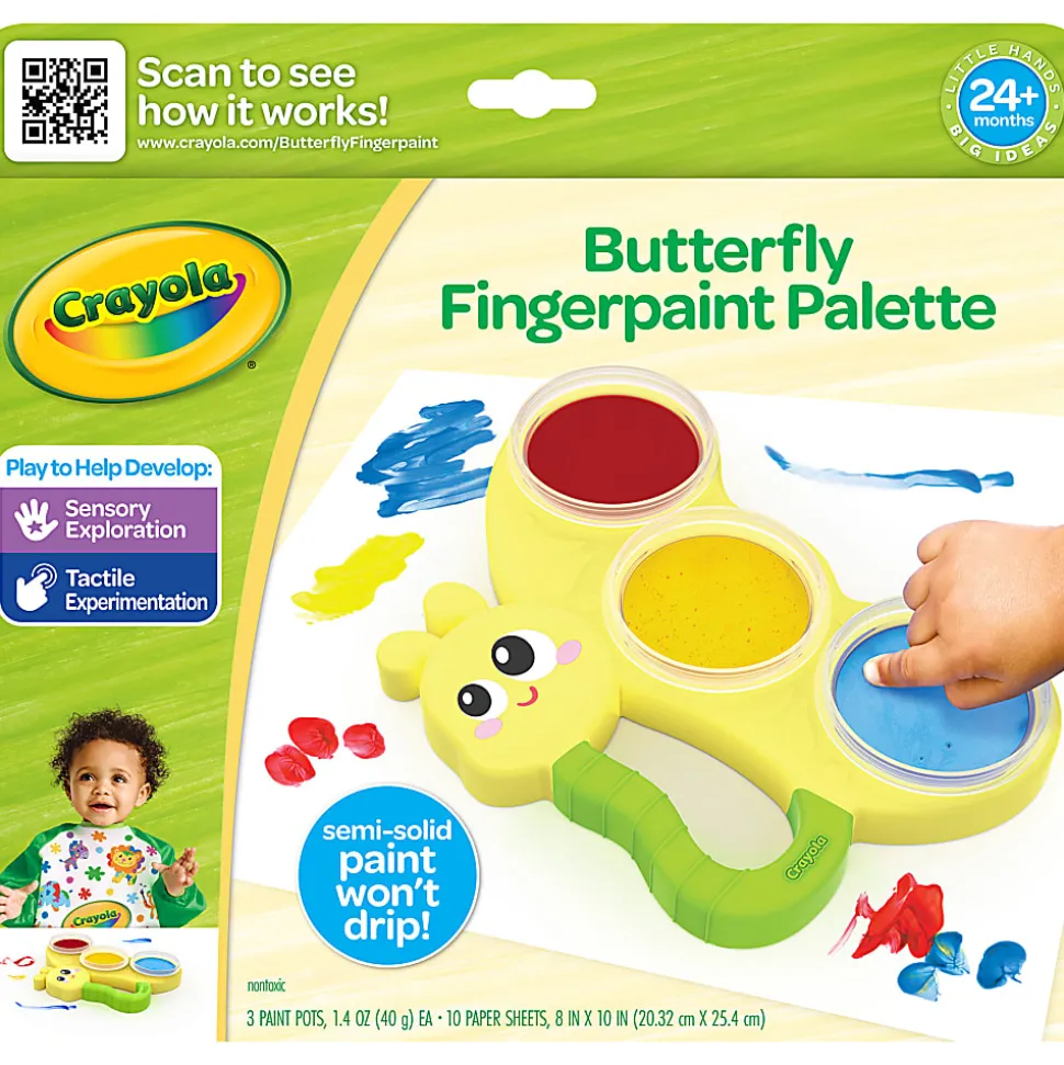 Crayola Butterfly Fingerpaint Palette