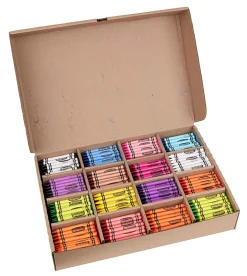 Crayola® Classpack® Standard Crayons, 16 Assorted Colors, Pack Of 800 Crayons