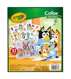 Crayola Color and Sticker Set, Bluey