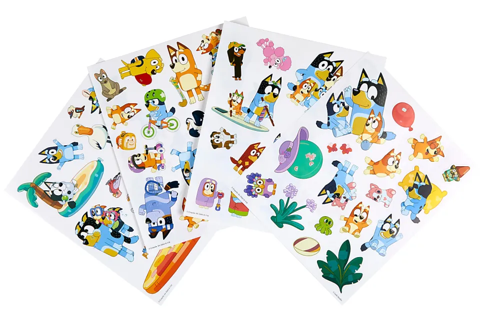 Crayola Color and Sticker Set, Bluey