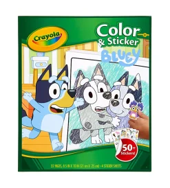 Crayola Color and Sticker Set, Bluey