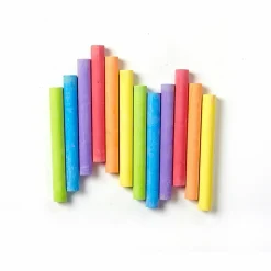 Crayola® Colored Chalk, 3-5/16", Assorted Colors, Box Of 12 Pieces