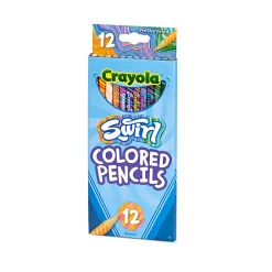 Crayola Colored Pencils, Swirl, Pack Of 12 Colored Pencils