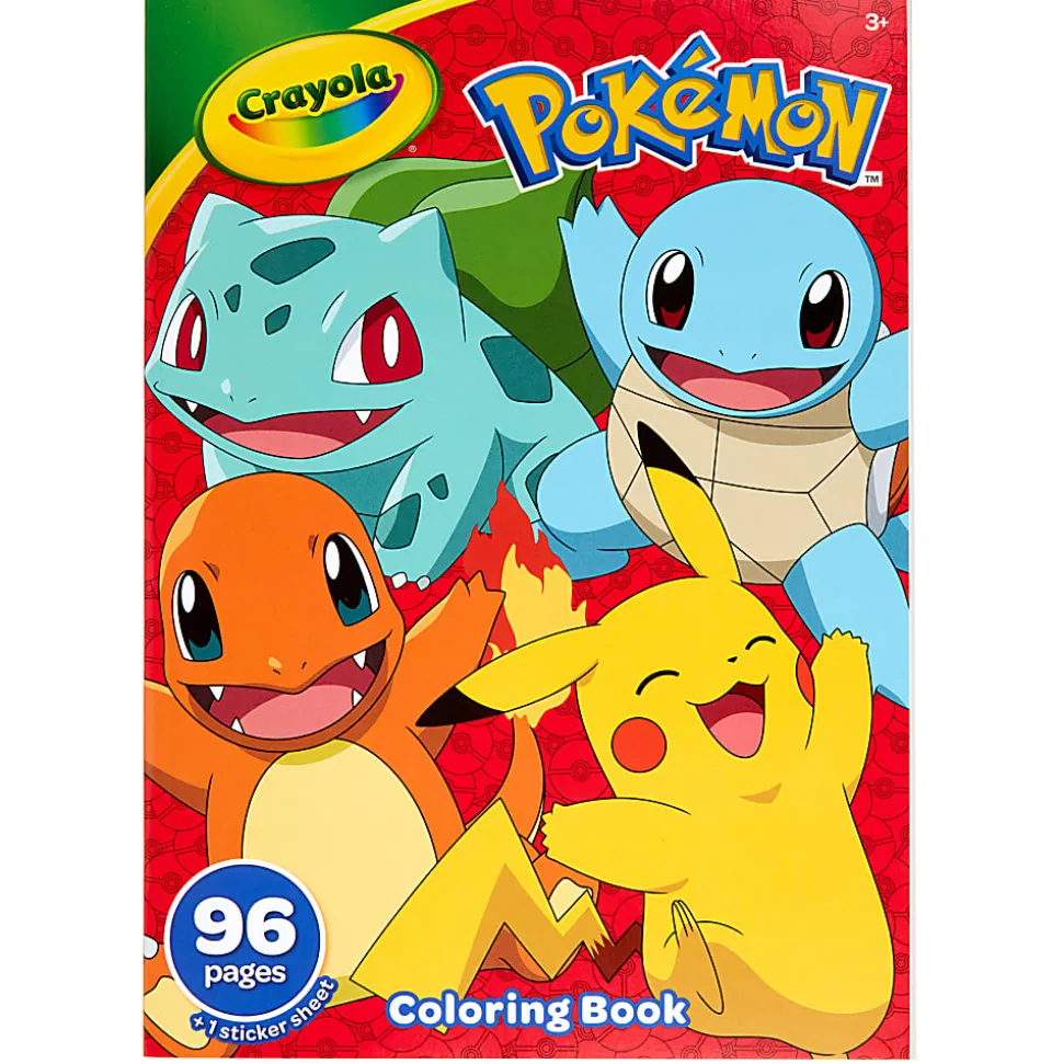 Crayola Coloring Books, Pokémon, Bundle Of 8 Books