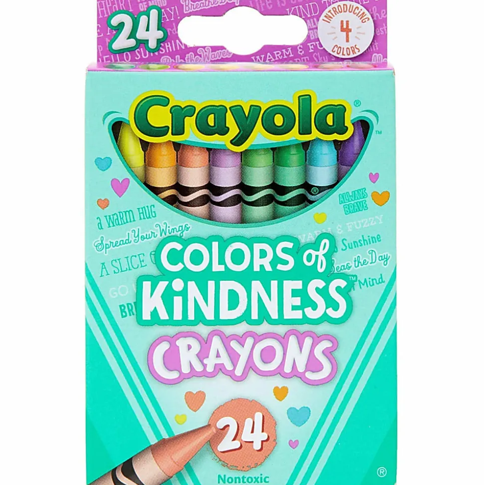 Crayola® Colors of Kindness Crayons, Assorted Colors, Box Of 24 Crayons
