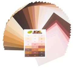 Crayola® Colors Of The World Premium Project Paper, 8-1/2