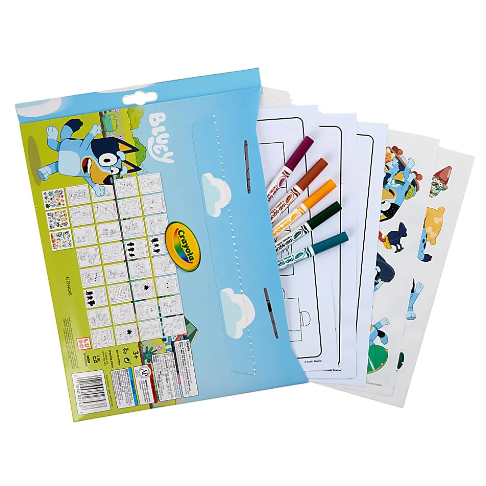 Crayola Color & Sticker Activity Set, Bluey,