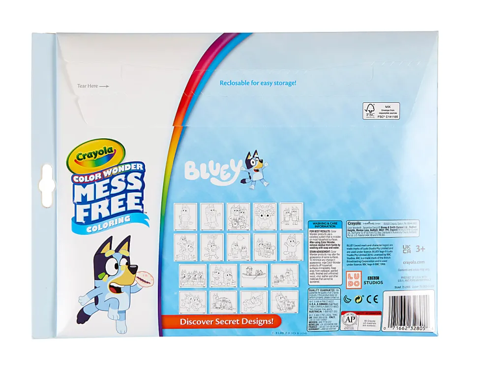 Crayola® Color Wonder® Bluey Coloring Pad & Markers