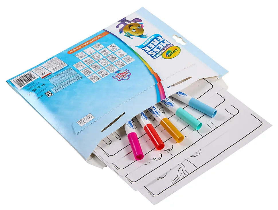 Crayola Color Wonder Disney Junior Ariel Mess Free Coloring Pages, Gift for Toddlers, Age 3, 4, 5, 6