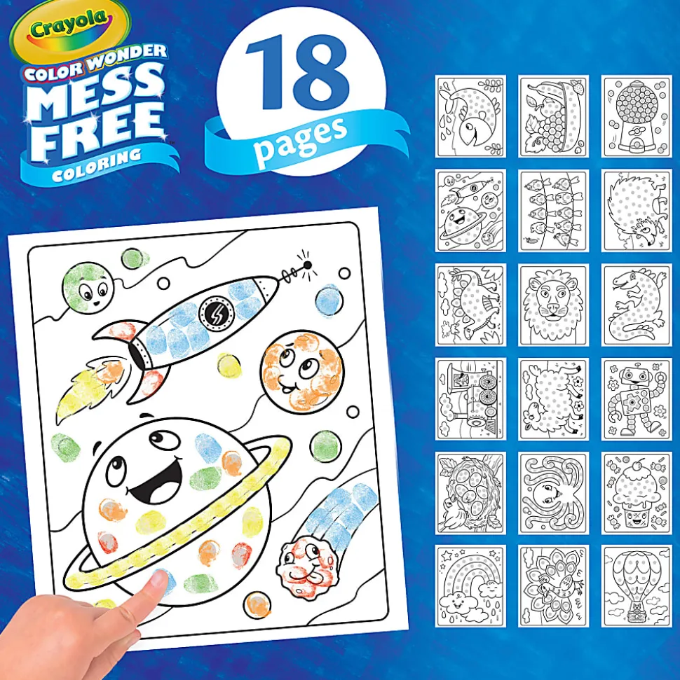 Crayola Color Wonder Fingerprint Activity Book Set