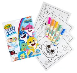 Crayola® Color Wonder Mess-Free Coloring Pads & Markers, Baby Shark, Pack Of 2 Sets