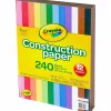 Crayola® Construction Paper, Assorted Colors, 9" x 12", Pack Of 240