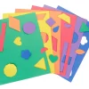 Crayola Construction Paper Shapes, 9" x 12", Assorted Colors, Set Of 48 Sheets
