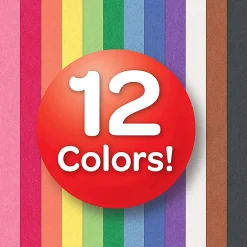 Crayola Construction Paper, 9" x 12", Assorted Colors, 240 Sheets Per Pack, Bundle Of 3 Packs